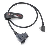 Alvin's Cables Dtap Câble d'alimentation USB-C à angle droit pour moteur DJI Focus Pro, 0,6 m Ultra doux D-Tap vers Type-C Puissance améliorée pour moteur de contrôle d'objectif sans fil Tilta Nucleus