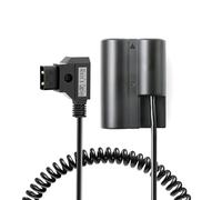 Alvin's Cables Dtap vers NP-W235 Câble spiralé d'alimentation de batterie factice pour appareil photo Fujifilm XH2S GFX100 II GFX100S GFX50S II X-H2 X-T5 X-T4 X-S20