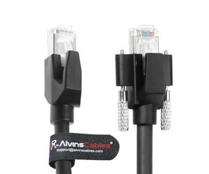 Alvin's Cables Gige Vision Câble horizontal RJ45 Lock vis industriel Câble Ethernet blindé CAT6A-Flex-Chain haut contenu, compatible avec Cognex Keyence Basler HikVision Camera 32.8ft