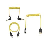 Alvin's Cables Kit câbles caméra pour Nikon ZR,câble d’alimentation USB-C PD|Câble Micro HDMI vers HDMI 2.1 8K|Câble audio code temporel TRS 3,5mm verrouillable,ensemble complet câblage