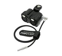 Alvin's Cables Red DSMC3 5 Broches vers Double XLR Adaptateur pour Red V-Raptor | Arri Alexa| Z-CAM-E2 Caméra, 5 Broches Mâle vers XLR 3 Broches Femelle Audio Breakout Box