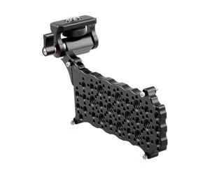 Alvin's Cables Support Moniteur Compatible avec la Commande FIZ Tilta Nucleus-M II, Plaque arrière à dégagement Rapide, Fixation Anti-Rotation 1/4"-20 et filetages Accessoires 1/4"-20/3/8"-16
