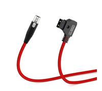 Alvin's Cables TVLogic Câble d'alimentation Mini XLR 4 broches femelle vers D-Tap ultra doux pour moniteur de terrain TVLogic