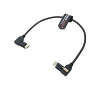 Alvin's Cables Verrouiller le câble d'alimentation USB-C ultra-flexible pour moniteur Pyxis Blackmagic,USB-C 3.2 Câble de transfert de données 10 Gbps pour micro Studio Blackmagic 4K G2 12IN