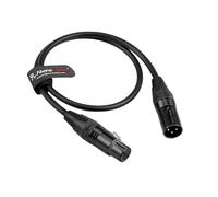 Alvin's Cables XLR 3 Broches Mâle à Un câble Audio féminin, Connecteurs Neutrik XLR Câble Microphone équilibré pour Shure Sennheiser Microphone, Appareils sonores, Zoom,zaxcom, mélangeurs 1M|3,3pieds