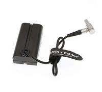 Alvin's Cables Z CAM E2 Flagship 2 Broches mâle à Angle Droit vers NP F970 F550 F570 de Batterie Dummy câble d'alimentation pour Moniteur Atomos Ninja V Shinobi Z CAM E2 S6 F6 F8