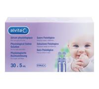 ALVITA Ampoules de solution saline physiologique 30 x 5 ml
