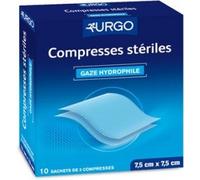 Alvita - Compresse Stérile De Gaze 10 Cm X 10 Cm - Boîte De 50 Sachets De 2 Compresses