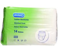 Alvita Lot de 14 culottes absorbantes pour incontinence Medium Night