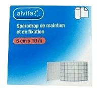 Alvita Sparadraps de Maintien et de Fixation 5cm x 10m