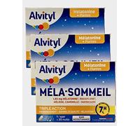 ALVITYL - 3 MOIS - MELA-SOMMEIL Triple Action: Endormissement et Sommeil de qualité - 3 Boites de 30 Gélules