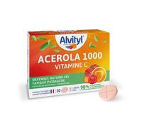 Alvityl Complément alimentaire Acérola 1000 Vitamine C à croquer dès 12 ans 30 comprimés