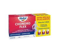 ALVITYL - Chondroflex - 5 éléments essentiels - Mobilité articulaire - 90 jours de prise renouvelable - Chondroflex - Glucosamine + Chondroïtine + Collagène Type II + MSM + Vitamine C - 180 comprimés
