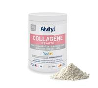 Alvityl Collagène Beauté Marin - Collagène hydrolysé de Type 1 et 3 - Resveratrol - Acide hyaluronique - Coenzyme Q10 - Hautement assimilable - 10 g de Collagène - 210gr