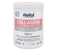 Alvityl Collagène Beauté Marin hydrolisé de Type 1 et 3 - Goût Pêche agréable - 210 gr