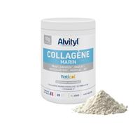 Alvityl Collagène Marin ingrédient - Collagène hydrolysé de Type 1 et 3 - Vitamine C - Peau, cheveux, ongles, articulations, muscles, os - Hautement assimilable -10g de Collagène - 210 gr