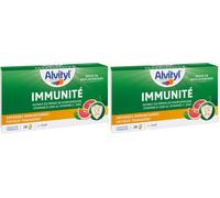 Alvityl - Immunité - Vitamine D 1000 Ui - Vitamine C - Zinc - Extrait De Pépins De Pamplemousse (Lot de 2)
