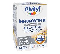 Alvityl Immunostim + Fibres Vitamine C et D Zinc dès 12 ans - 30 gélules