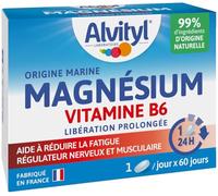 Alvityl Magnésium Marin 300mg Vitamine B6-60 comprimés