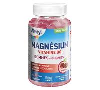 Alvityl Magnésium Vitamine B6 Fatigue et Équilibre Nerveux Dès 12 ans Gout Cerise - 45 gummies