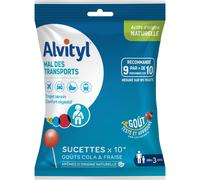 Alvityl Mal Des Transports 10 Sucettes