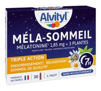Alvityl Méla-Sommeil Complément Alimentaire Endormissement Et Sommeil 30 Gélules