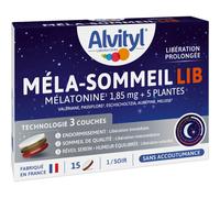 Alvityl Méla-Sommeil LIB Technologie 3 Couches 15 Comprimés