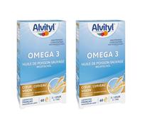 ALVITYL Omega 3 Huile de Poisson Sauvage Comprimé(S) 2x60 pc(s)