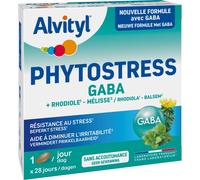 Alvityl Phytostress GABA Rhodiole Mélisse dès 12 ans 28 comprimés