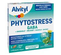 Alvityl Phytostress GABA Rhodiole Mélisse 42 Jours Dès 12 ans