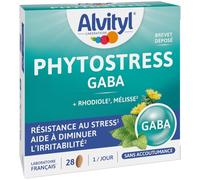 Alvityl - Complément alimentaire Phytostress GABA Rhodiole Mélisse dès 12 ans 28 comprimés