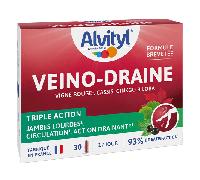 Alvityl Complément Veino-Draine - Circulation, action drainante - Vigne rouge - 30 gélules