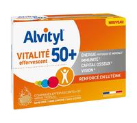 Alvityl Vitalité Effervescent 50+ Arôme Tropical 30 Comprimés