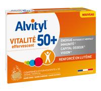 Alvityl Vitalité Effervescent 50+ Arôme Tropical 30 Comprimés