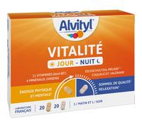 Alvityl Vitalité Jour/Nuit 20 Comprimés Jour + 20 Comprimés Nuit