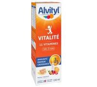 Alvityl Solution buvable multivitaminée 11 vitamines dès 3 ans goût fruité 150 ml