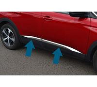 ALVM Parts & Accessories Garniture de porte latérale chromée pour 3008 (à partir de 2017)