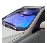Alvorox Bleu caméléon VLT 67% Vitres teintées pour Voiture, Film de Pare-Brise, Feuilles de Protection de Verre Solaire, Changement de Couleur Bleu-Vert (75x150cm)