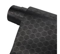 Alvorox Film Covering Voiture Vinyle, Motif nid d'abeille, Noir, pour vélo, Moto, intérieur et extérieur, 90 x 152 cm