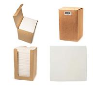 Alvotex Airlaid Serviettes à Cocktail 20 x 20 cm 100/1 - Blanc (000)