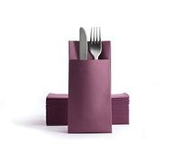 Alvotex Airlaid Serviettes à Couverts 39 x 40 cm 50/1 Plum (662)