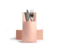 Alvotex Airlaid Serviettes de Couverts 39 x 40 cm 50/1 - Rose Mellow (672)