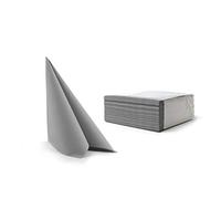 Alvotex Airlaid Serviettes Gris 40 x 40 cm