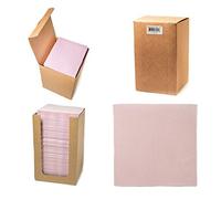 Alvotex Chic Airlaid Lot de 100 Serviettes de Table à Coctail, 1/4 pliées, Aspect Tissu, jetables, de qualité supérieure, Rose, 20 x 20 cm