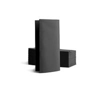 Alvotex Chic Airlaid Lot de 50 Serviettes de Table jetables 1/8 Plis semblables à du Tissu, 39 x 40 cm, Noir,