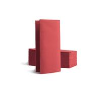 Alvotex Chic Airlaid Lot de 50 Serviettes jetables Pliage 1/8 Aspect Tissu Bordeaux 39 x 40 cm