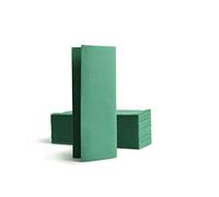 Alvotex Chic Airlaid Lot de 50 Serviettes jetables pliées en 8, Aspect Tissu, 32 x 40 cm, Vert