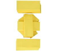 Alvotex Lot de 50 Serviettes Airlaid Jaune