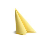 Alvotex Soft Point Lot de 50 serviettes de table jetables Jaune 38 x 38 cm