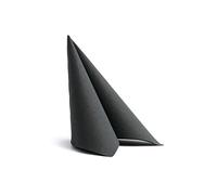Alvotex Soft Point Lot de 50 serviettes de table jetables Noir 38 x 38 cm